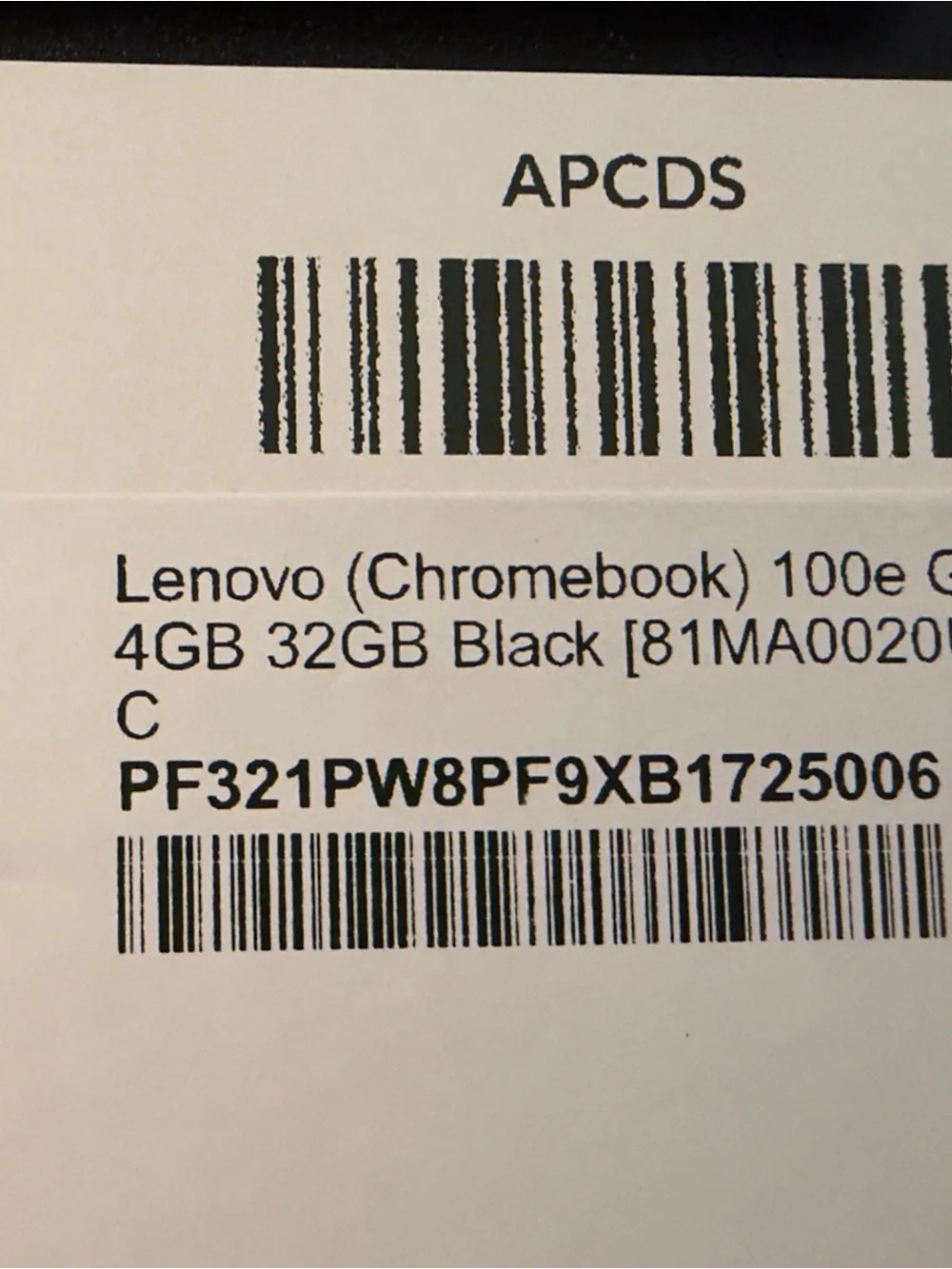 Lenovo Black Laptop with Charger and AC Adapter